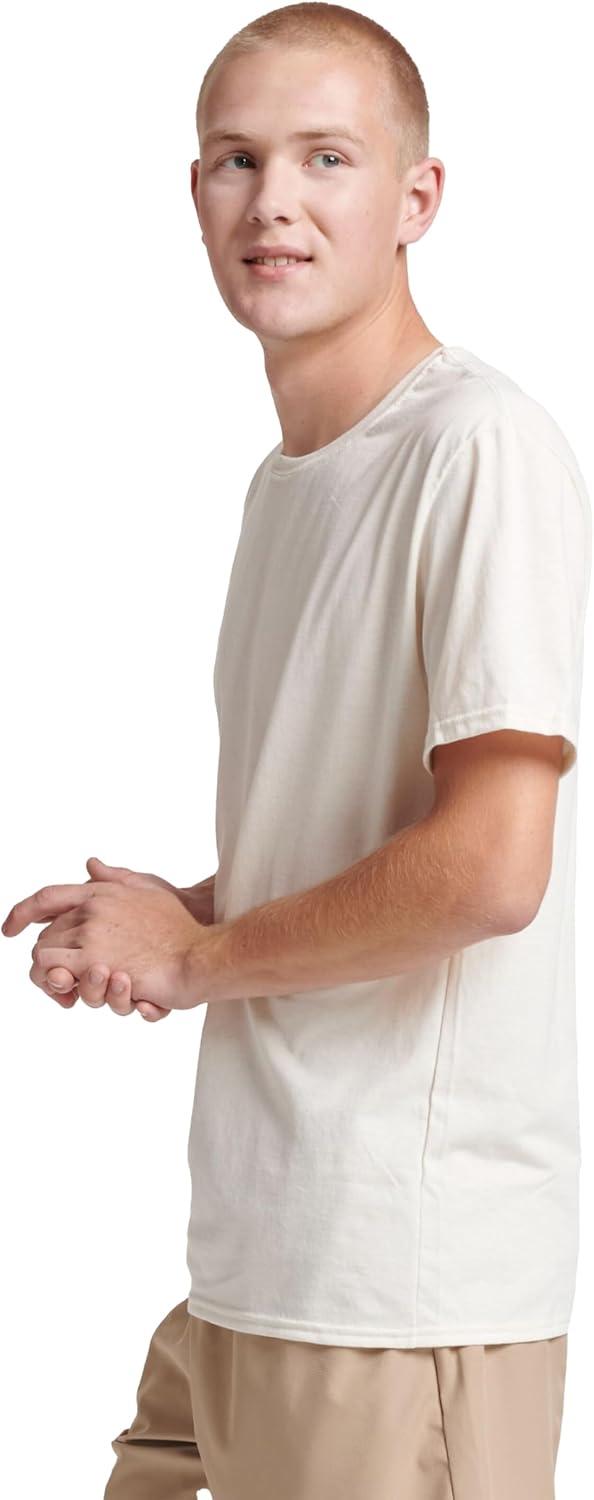 imageRussell Athletic Mens DriPower Short Sleeve Tees Moisture Wicking Odor Protection UPF 30 Sizes S4xVintage White