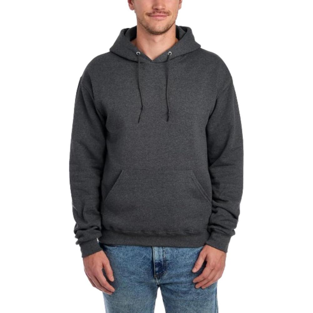 imageJerzees Mens NuBlend Fleece Hoodies ampamp Sweatshirts Cotton Blend Sizes S3XHoodie  Black Heather