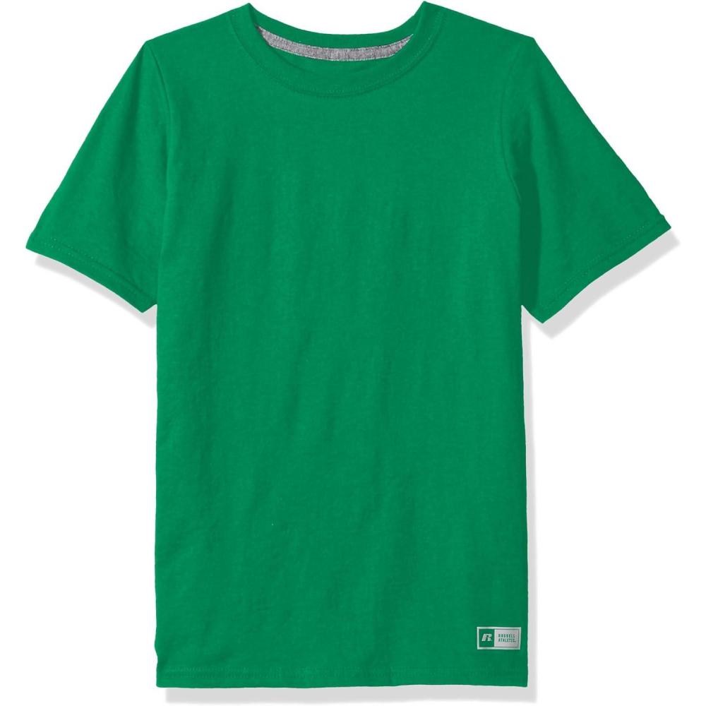 imageRussell Athletic Big Boys Cotton Performance Short Sleeve TShirtKelly