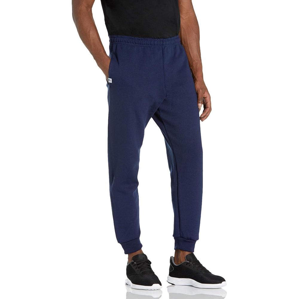imageRussell Athletic Mens Dri Power Fleece Joggers with Pockets Relaxed Fit Moisture WickingNavy