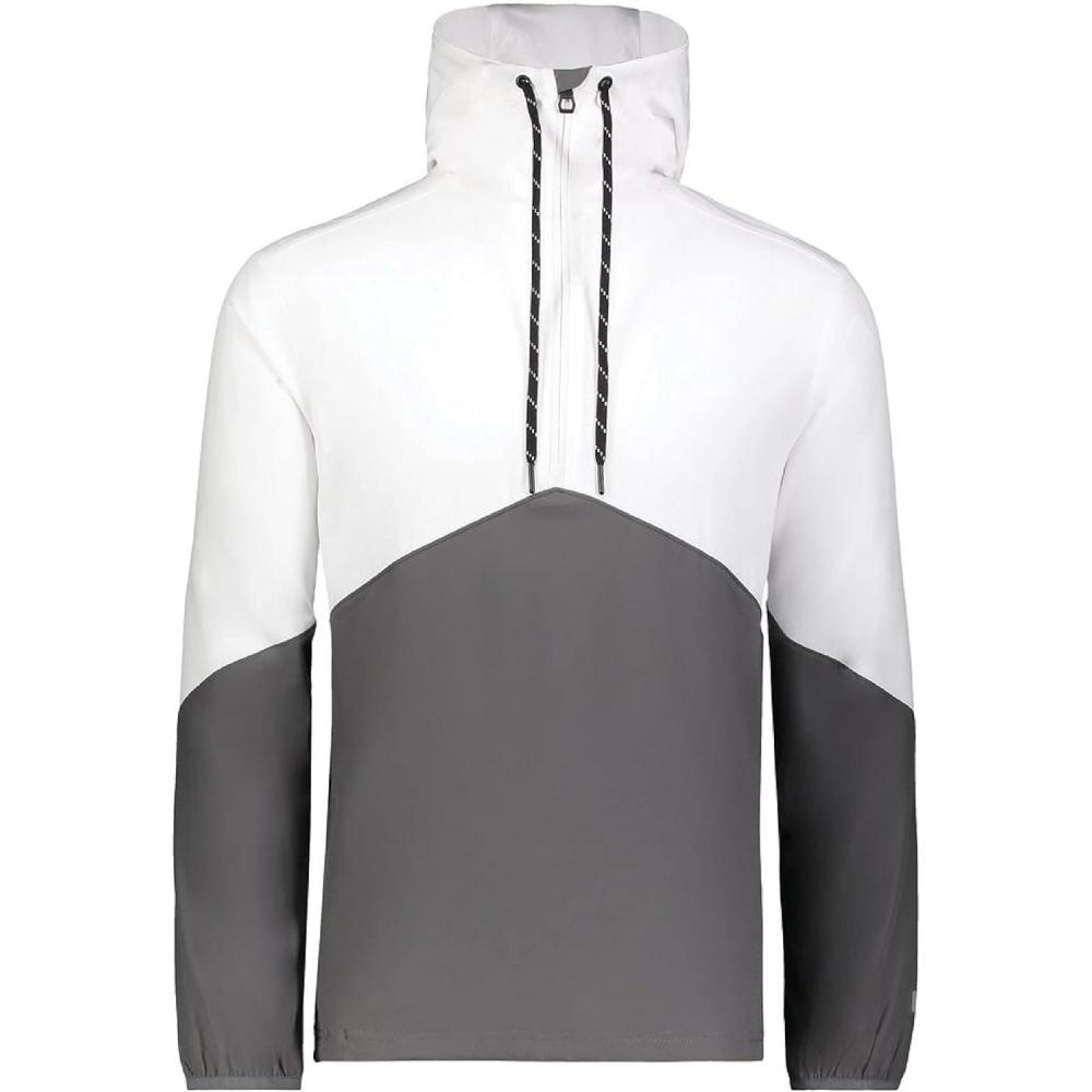 imageRussell Athletic Mens Legend Hooded Pullover JacketWhiteStealth