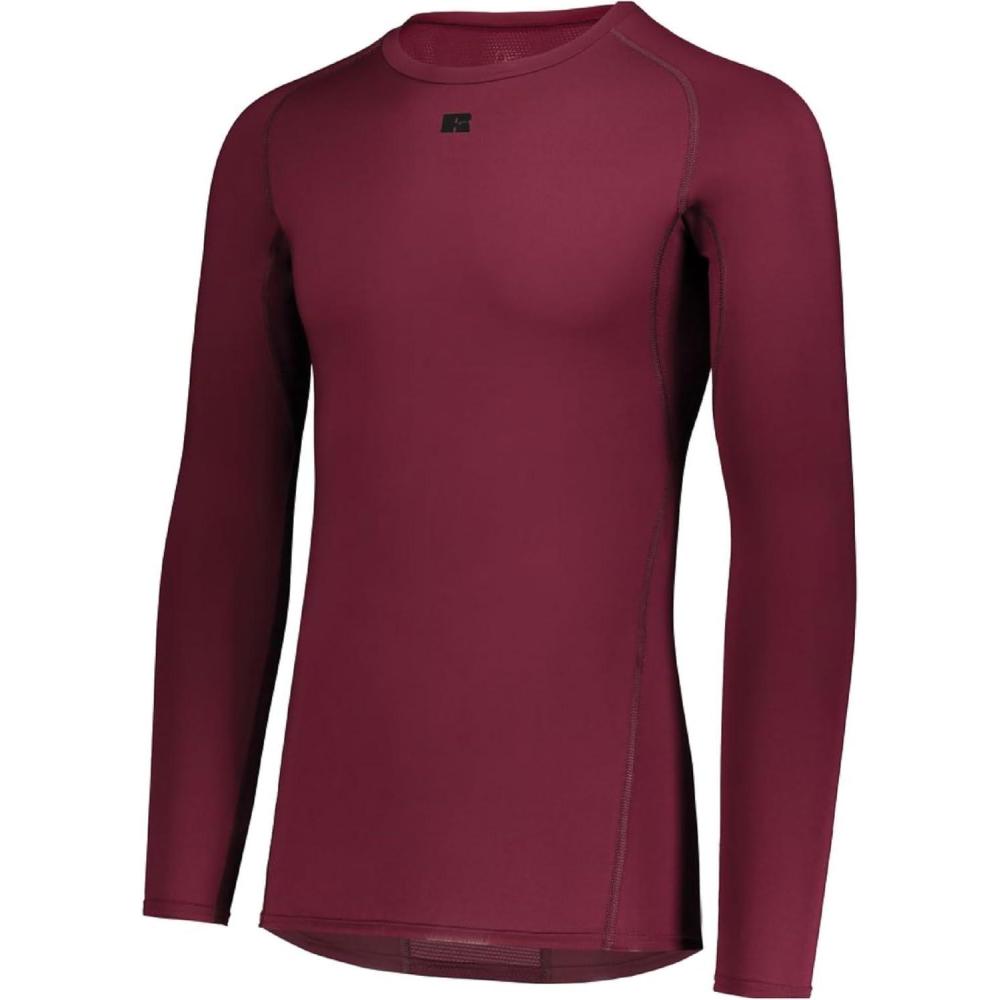 imageRussell Athletic Mens Long Sleeve Compression TeeMaroon