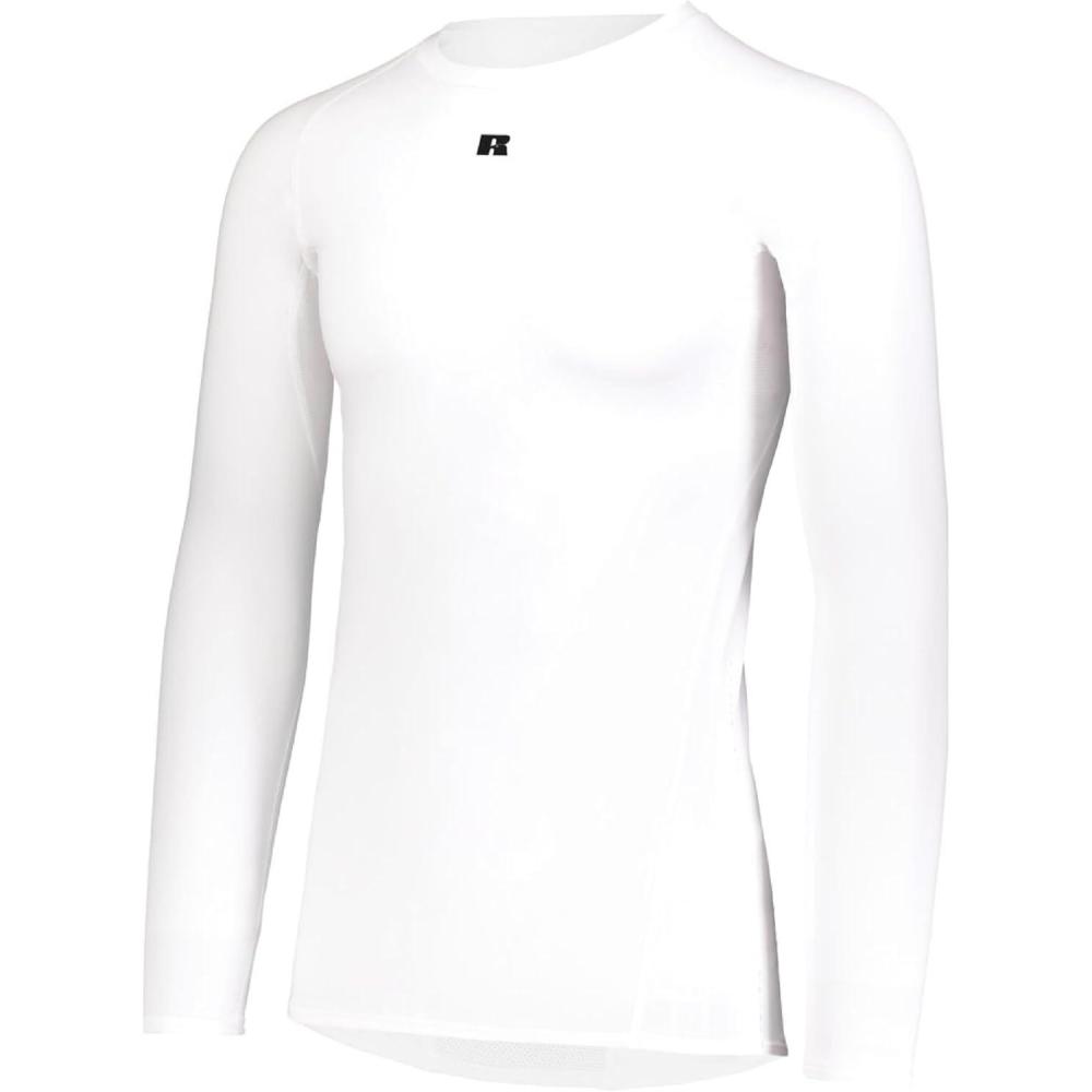 imageRussell Athletic Mens Long Sleeve Compression TeeWhite