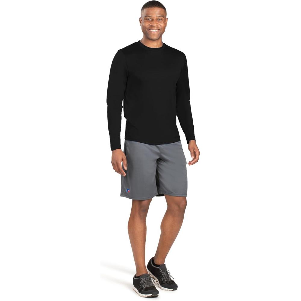 imageRussell Athletic Mens Long Sleeve Performance TeeBlack