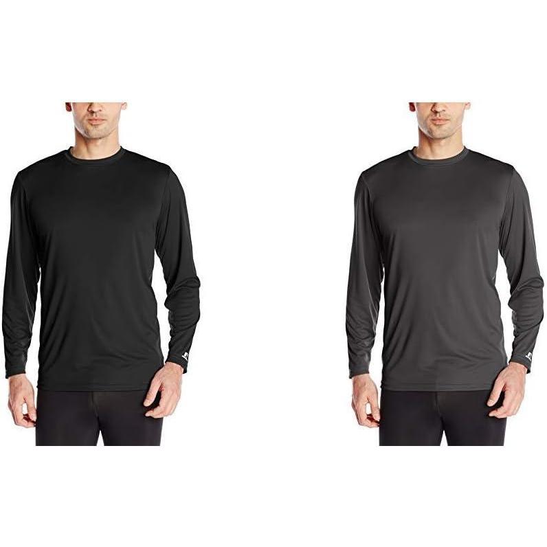 imageRussell Athletic Mens Long Sleeve Performance TeeBlackStealth