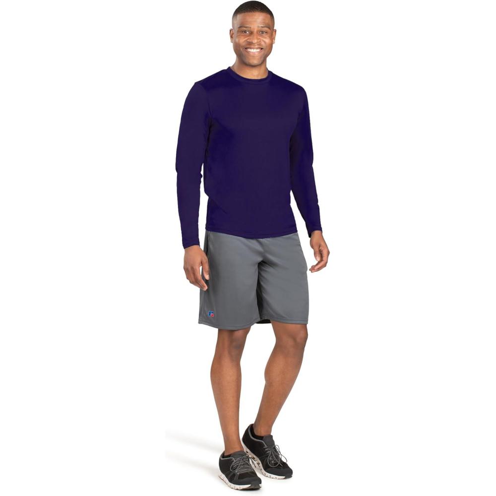 imageRussell Athletic Mens Long Sleeve Performance TeePurple