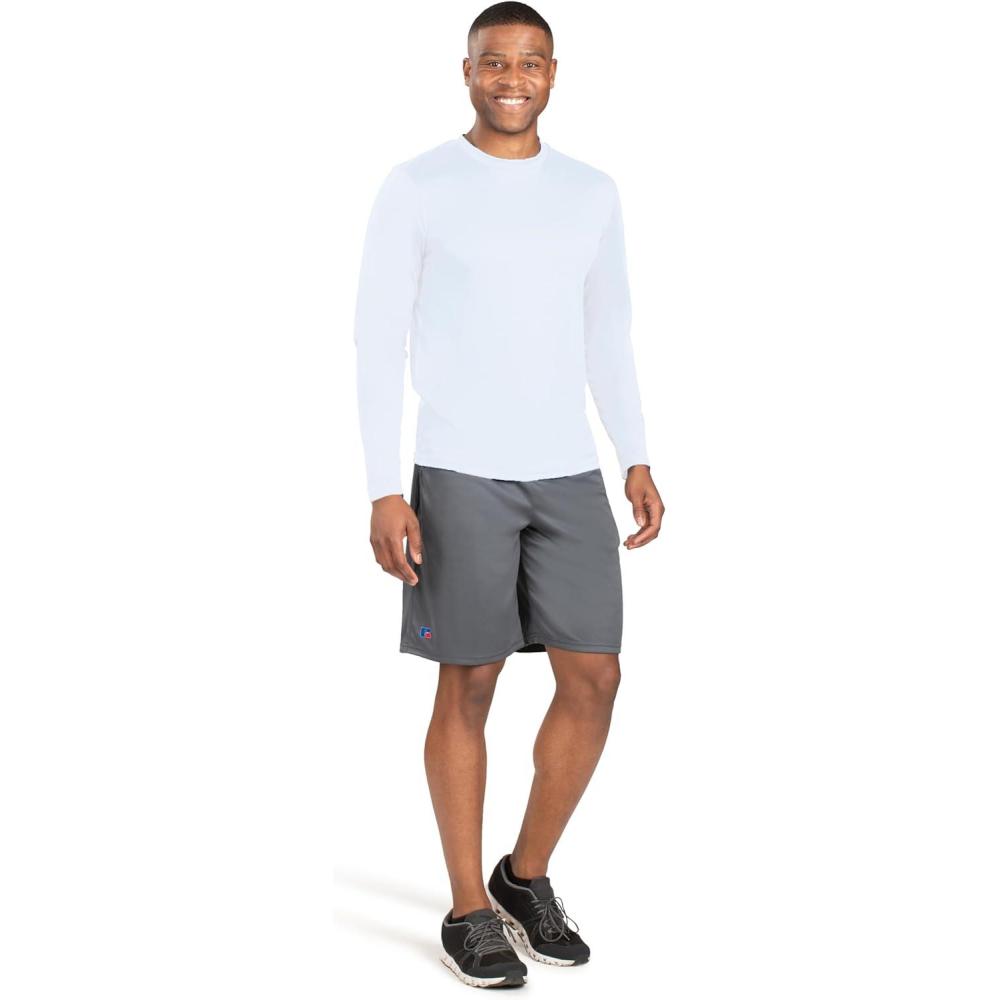imageRussell Athletic Mens Long Sleeve Performance TeeWhite