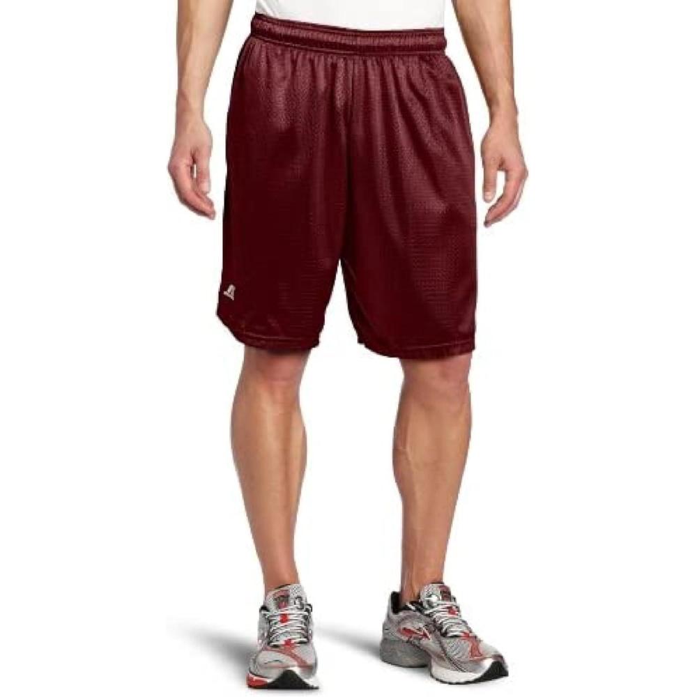 imageRussell Athletic Mens Mesh Pocket ShortMaroon