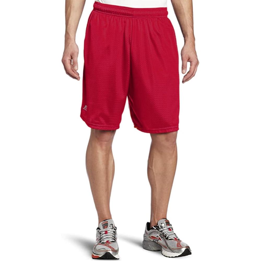 imageRussell Athletic Mens Mesh Pocket ShortTrue Red