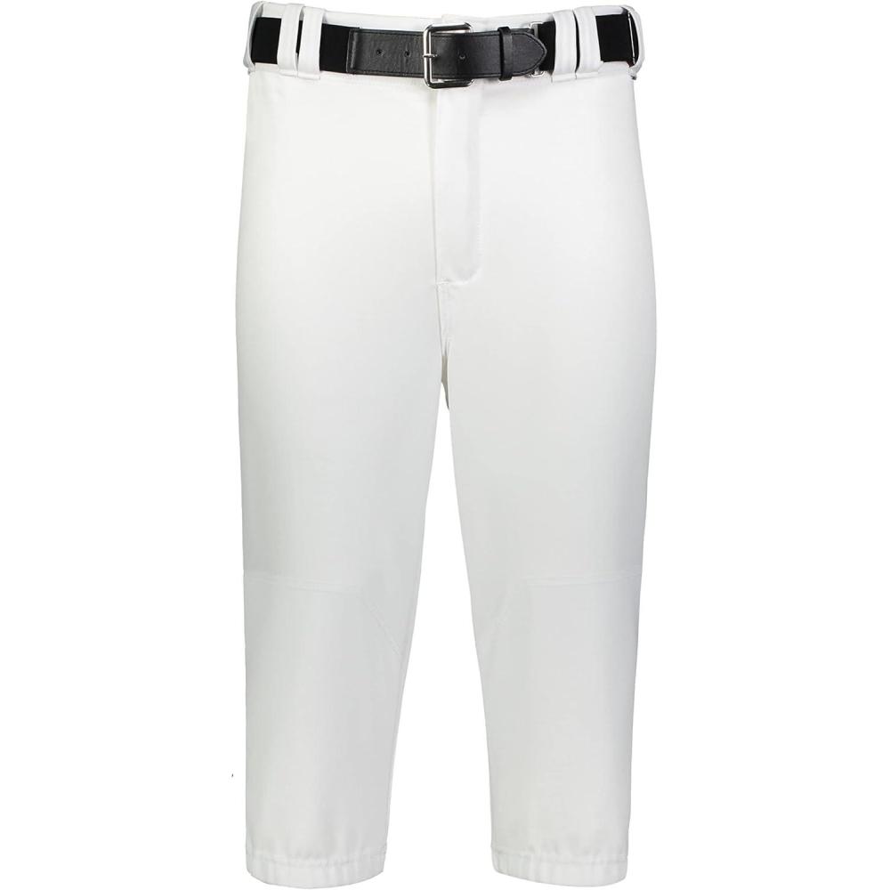 imageRussell Athletic Mens Solid Diamond Series Baseball Knicker 20  Elevate Your Game with KneeLength Comfort ampamp StyleWhite
