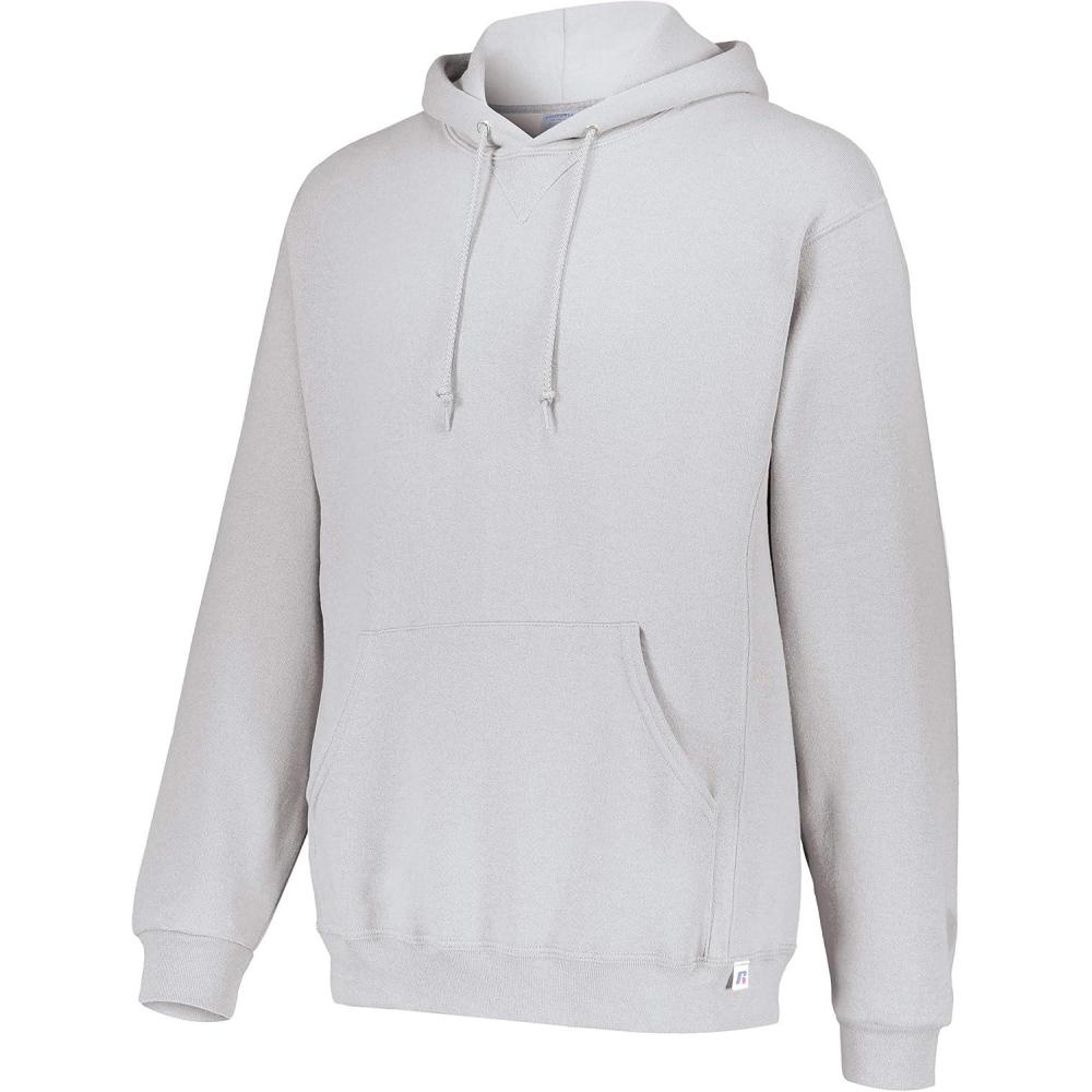 imageRussell Athletic mens Dripower Fleece Hoodies Moisture Wicking Cotton Blend Relaxed Fit Sizes S4xAsh