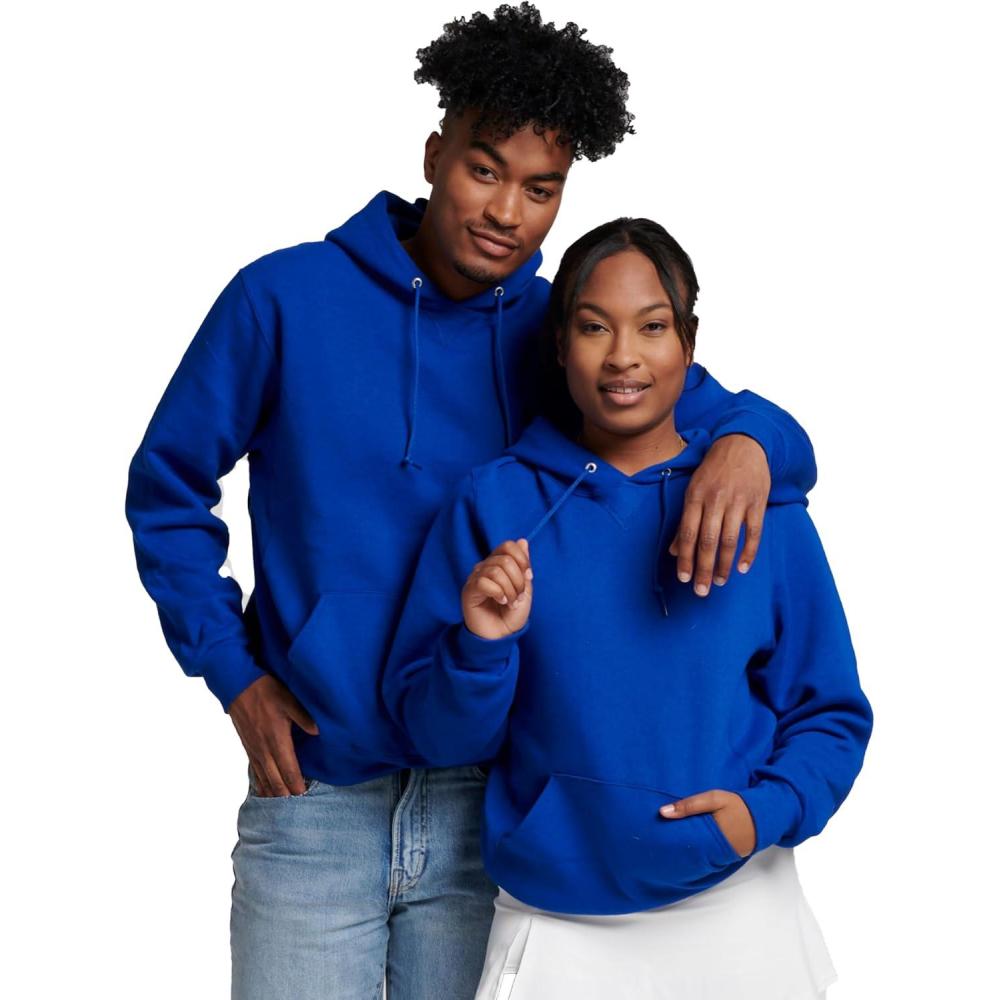 imageRussell Athletic mens Dripower Fleece Hoodies Moisture Wicking Cotton Blend Relaxed Fit Sizes S4xRoyal Pullover
