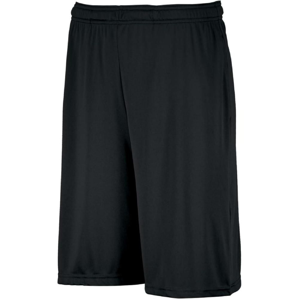 imageRussell Athletics Mens Dri Power Essential Performance Shorts with Pocket  Workout and Gym Active WearBlack