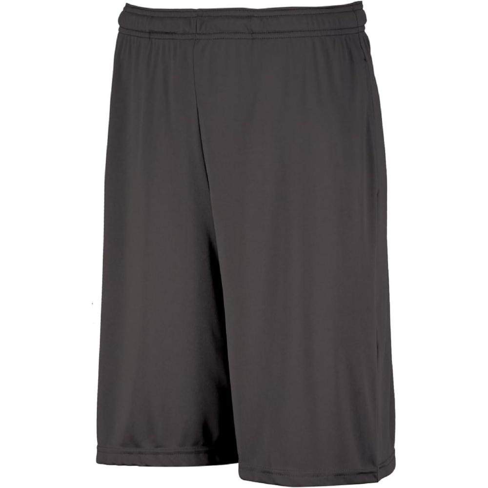 imageRussell Athletics Mens Dri Power Essential Performance Shorts with Pocket  Workout and Gym Active WearStealth