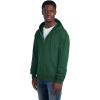 Jerzees Men’s NuBlend Fleece Hoodies & Sweatshirts, Cotton Blend, Sizes S-3X(Full Zip – Forest Green)