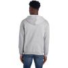 Jerzees Men’s NuBlend Fleece Hoodies & Sweatshirts, Cotton Blend, Sizes S-3X(Full Zip – Heather Grey)