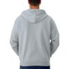 Jerzees Men’s NuBlend Fleece Hoodies & Sweatshirts, Cotton Blend, Sizes S-3X(Full Zip – Heather Grey)