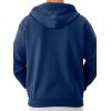 Jerzees Men’s NuBlend Fleece Hoodies & Sweatshirts, Cotton Blend, Sizes S-3X(Full Zip – Navy)