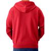 Jerzees Men’s NuBlend Fleece Hoodies & Sweatshirts, Cotton Blend, Sizes S-3X(Full Zip – True Red)