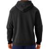Jerzees Men’s NuBlend Fleece Hoodies & Sweatshirts, Cotton Blend, Sizes S-3X(Hoodie – Black)