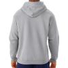 Jerzees Men’s NuBlend Fleece Hoodies & Sweatshirts, Cotton Blend, Sizes S-3X(Hoodie – Heather Grey)