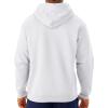 Jerzees Men’s NuBlend Fleece Hoodies & Sweatshirts, Cotton Blend, Sizes S-3X(Hoodie – White)