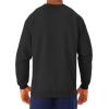 Jerzees Men’s NuBlend Fleece Hoodies & Sweatshirts, Cotton Blend, Sizes S-3X(Sweatshirt – Black)