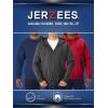 Jerzees Men’s NuBlend Fleece Hoodies & Sweatshirts, Cotton Blend, Sizes S-3X(Sweatshirt – Black)