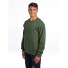 Jerzees Men’s NuBlend Fleece Hoodies & Sweatshirts, Cotton Blend, Sizes S-3X(Sweatshirt – Military Green Heather)