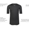 Russell Athletic Half Sleeve Compression Tee(Black)