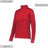 Russell Athletic Lightweight Performance 1/4 Zip Outerwear(True Red)