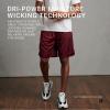Russell Athletic Men’s 9 Inch Mesh Short(Maroon)