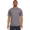 Russell Athletic Men’s Active Athletic Dri-Power Loose Fit Short Sleeve Performance T-Shirt Crew Neck Relaxed Fit(Concrete)