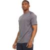 Russell Athletic Men’s Active Athletic Dri-Power Loose Fit Short Sleeve Performance T-Shirt Crew Neck Relaxed Fit(Concrete)