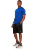 Russell Athletic Men’s Active Athletic Dri-Power Loose Fit Short Sleeve Performance T-Shirt Crew Neck Relaxed Fit(Royal Payne)