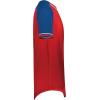 Russell Athletic Men’s Classic V-Neck Baseball Jersey: Vintage Appeal, with Dri-Power Moisture-Wicking(True Red/Royal/White)