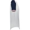 Russell Athletic Men’s Classic V-Neck Baseball Jersey: Vintage Appeal, with Dri-Power Moisture-Wicking(White/Navy/True Red)