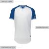 Russell Athletic Men’s Classic V-Neck Baseball Jersey: Vintage Appeal, with Dri-Power Moisture-Wicking(White/Royal/White)