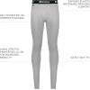 Russell Athletic Men’s Compression Full Length Tight(Grid Iron Silver)