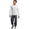 Russell Athletic Men’s Dri Power Fleece Elastic Bottom Sweatpants, Relaxed Fit, Moisture Wicking, with or Without Pockets(Black Heather No Pockets)