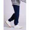 Russell Athletic Men’s Dri Power Fleece Elastic Bottom Sweatpants, Relaxed Fit, Moisture Wicking, with or Without Pockets(Navy No Pockets)
