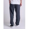Russell Athletic Men’s Dri Power Fleece Open Bottom Sweatpants with Pockets, Relaxed Fit, Moisture Wicking(Black Heather)