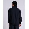 Russell Athletic Men’s Dri Power Fleece Quarter Zip, Moisture Wicking, Cotton Blend, Relaxed Fit, Sizes S-4x(Black)