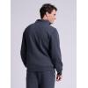 Russell Athletic Men’s Dri Power Fleece Quarter Zip, Moisture Wicking, Cotton Blend, Relaxed Fit, Sizes S-4x(Black Heather)
