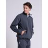 Russell Athletic Men’s Dri Power Fleece Quarter Zip, Moisture Wicking, Cotton Blend, Relaxed Fit, Sizes S-4x(Black Heather)