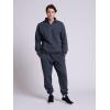 Russell Athletic Men’s Dri Power Fleece Quarter Zip, Moisture Wicking, Cotton Blend, Relaxed Fit, Sizes S-4x(Black Heather)