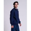 Russell Athletic Men’s Dri Power Fleece Quarter Zip, Moisture Wicking, Cotton Blend, Relaxed Fit, Sizes S-4x(Navy)