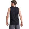 Russell Athletic Men’s Dri-Power Cotton Blend Sleeveless Muscle Shirts, Moisture Wicking Odor Protection UPF 30+, Sizes S-4X(Black)