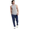 Russell Athletic Men’s Dri-Power Cotton Blend Sleeveless Muscle Shirts, Moisture Wicking Odor Protection UPF 30+, Sizes S-4X(Oxford)