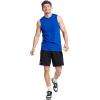 Russell Athletic Men’s Dri-Power Cotton Blend Sleeveless Muscle Shirts, Moisture Wicking Odor Protection UPF 30+, Sizes S-4X(Royal)